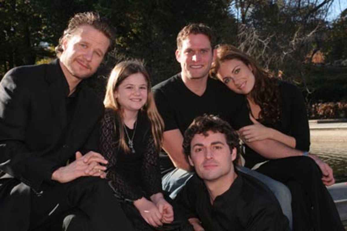 Will Chase (Neville), Jaclyn Neidenthal (Mary), Steven Pasquale (Archibald), Laura Benanti (Lily) and Max von Essen (Albert) at 